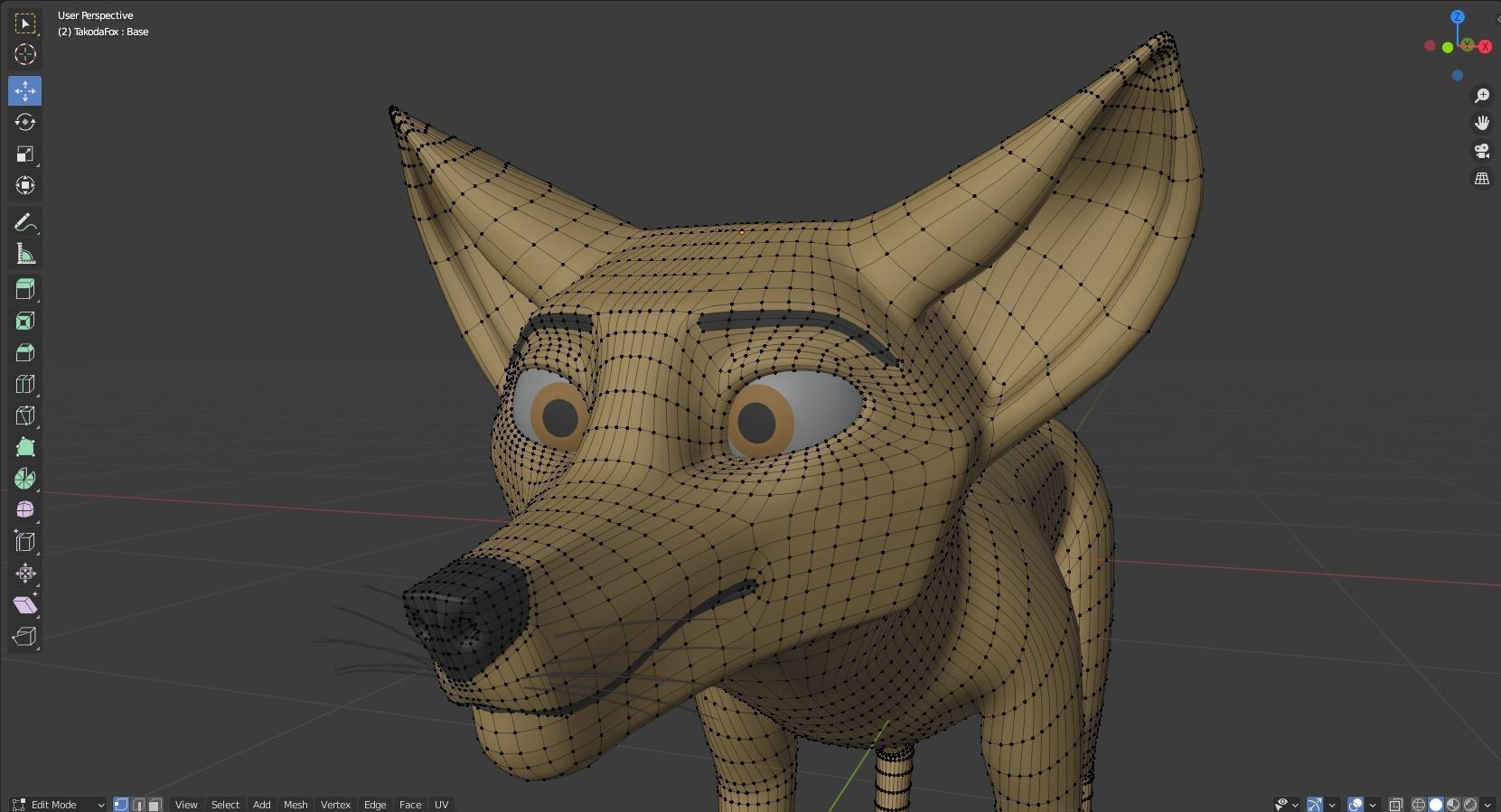 Takoda Fox 3D model_38