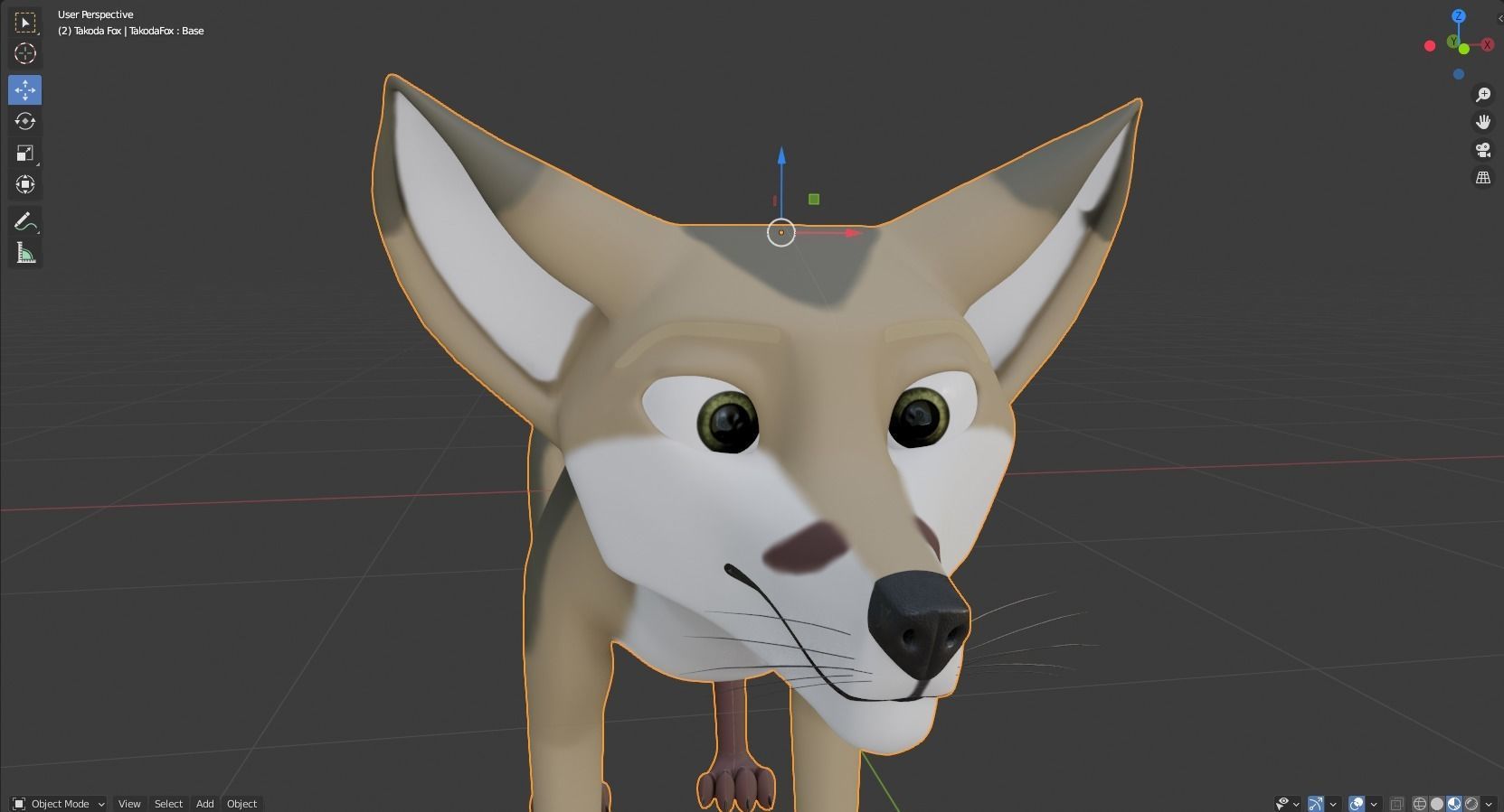Takoda Fox 3D model_49