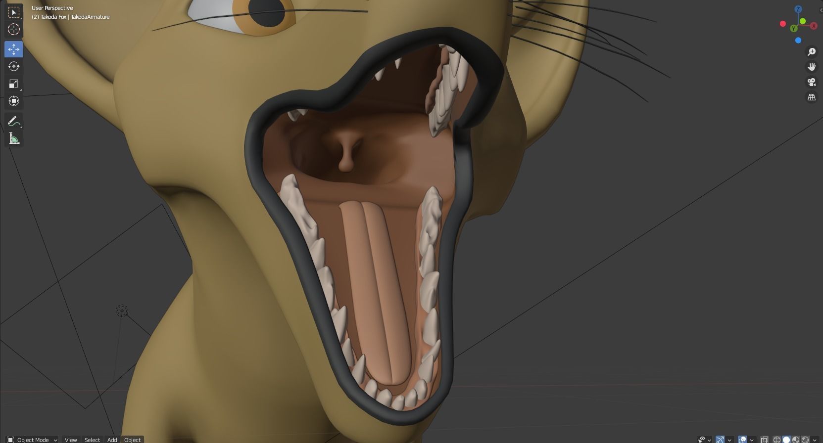 Takoda Fox 3D model_58