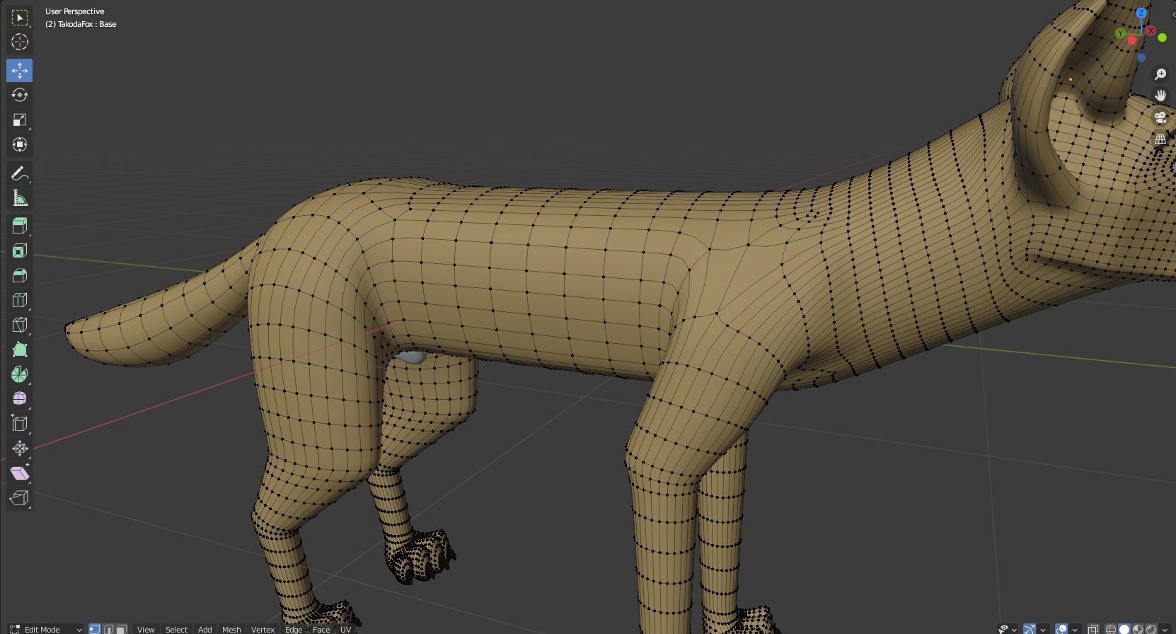 Takoda Fox 3D model_40