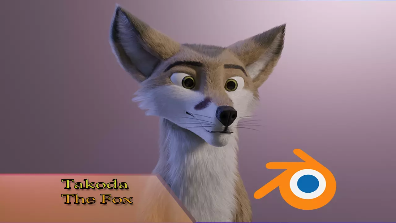Takoda Fox 3D model_0