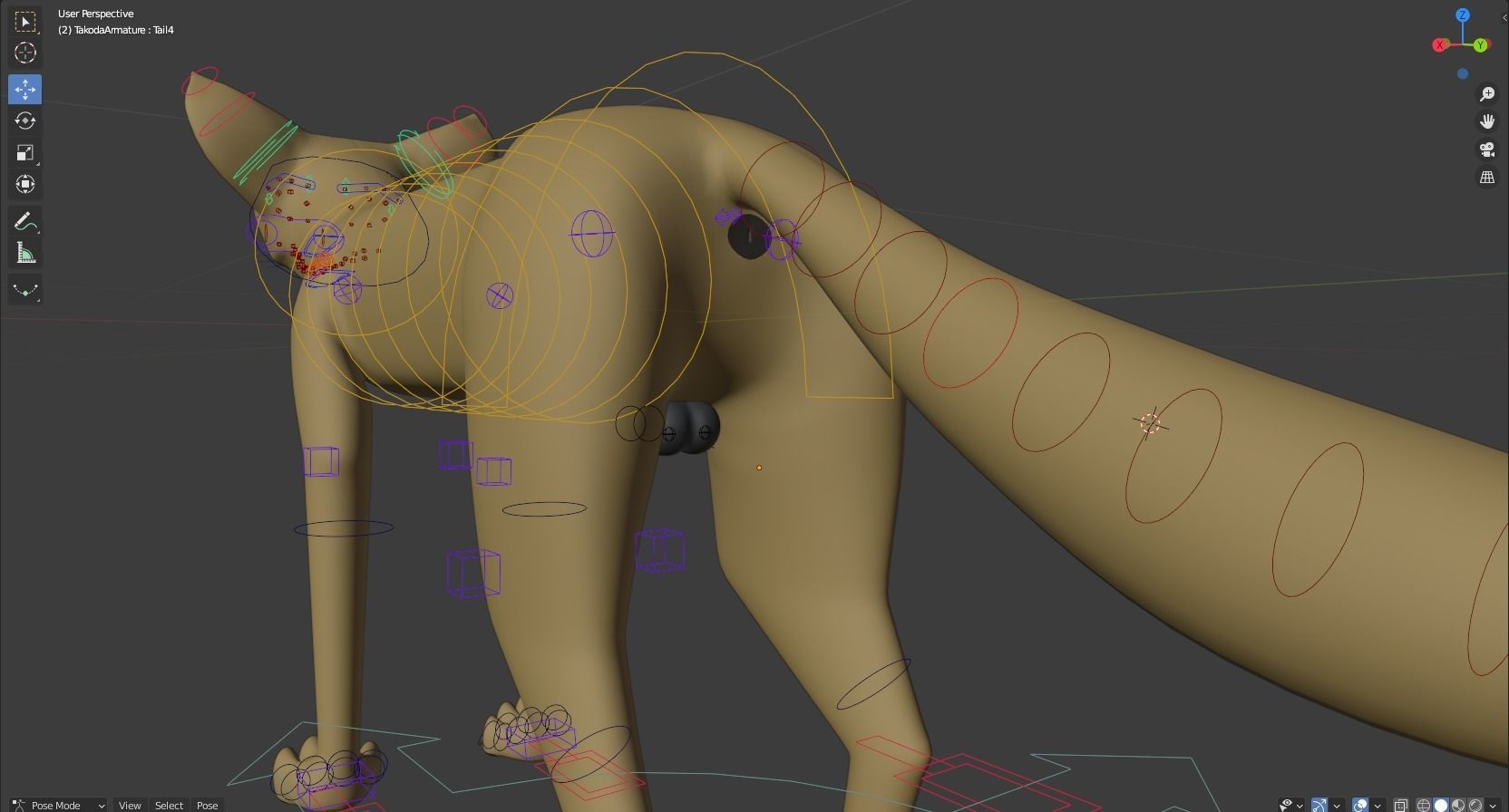 Takoda Fox 3D model_35