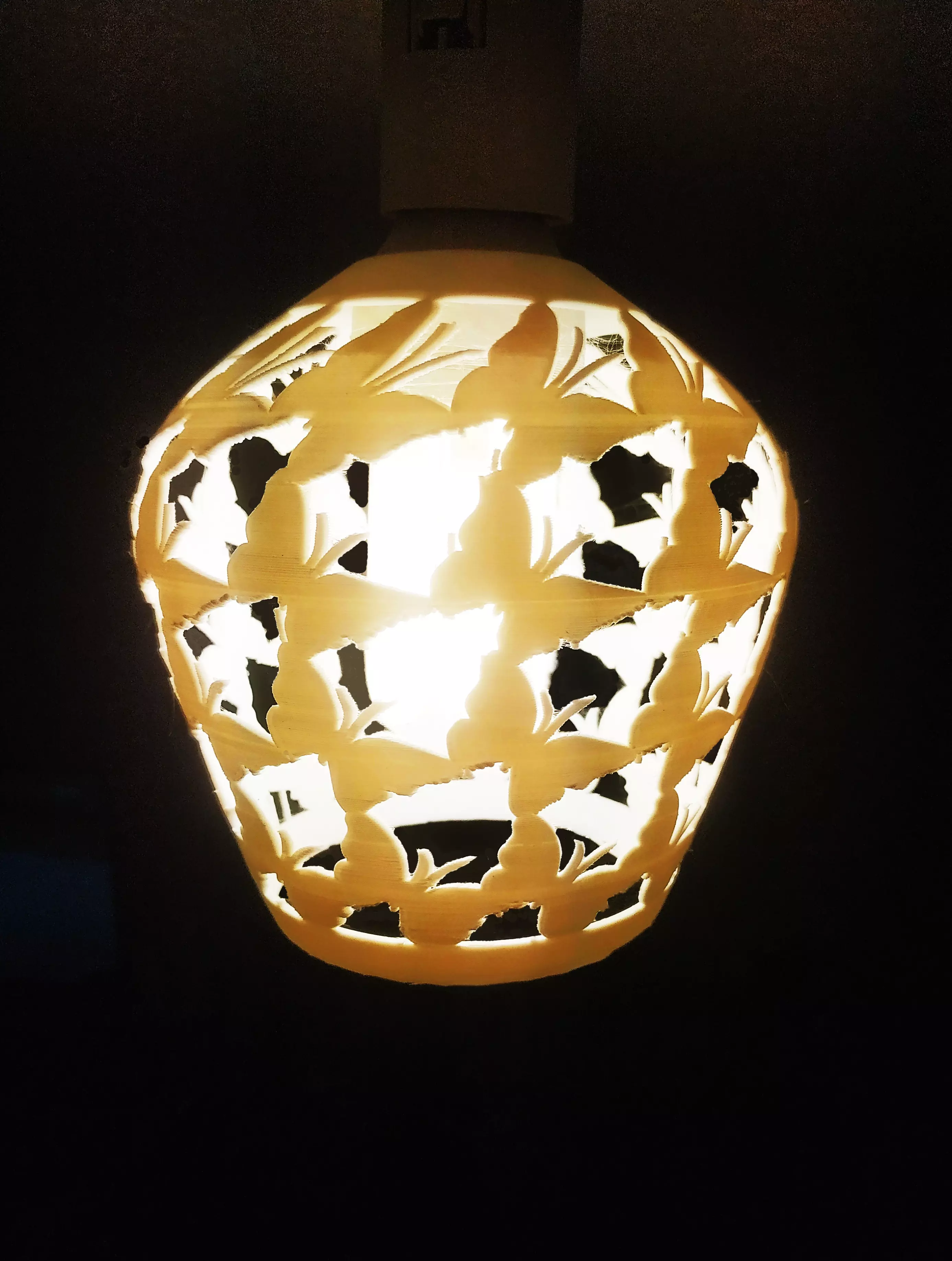 butterfly lamp shade 3D print model