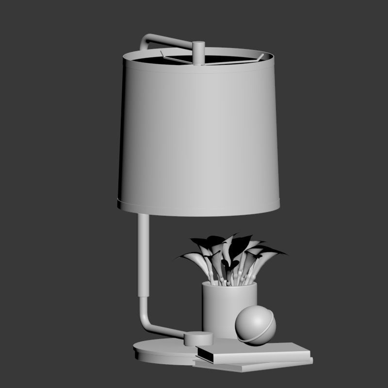 Swing Table Lamp Circa Lighting 3D model_2