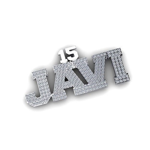 Custom Iced Out Name Pendants Available On Request  3D print model