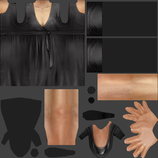 3d People 1 dx graffiti lettering 3D model_6