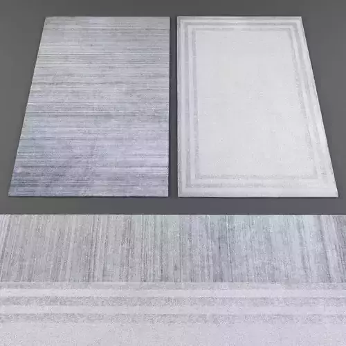 Rugs collection 216 Low-poly 3D model