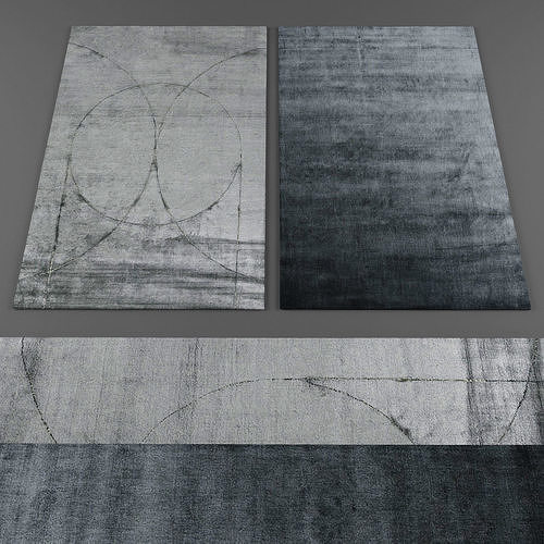 Rugs collection 220 Low-poly 3D model