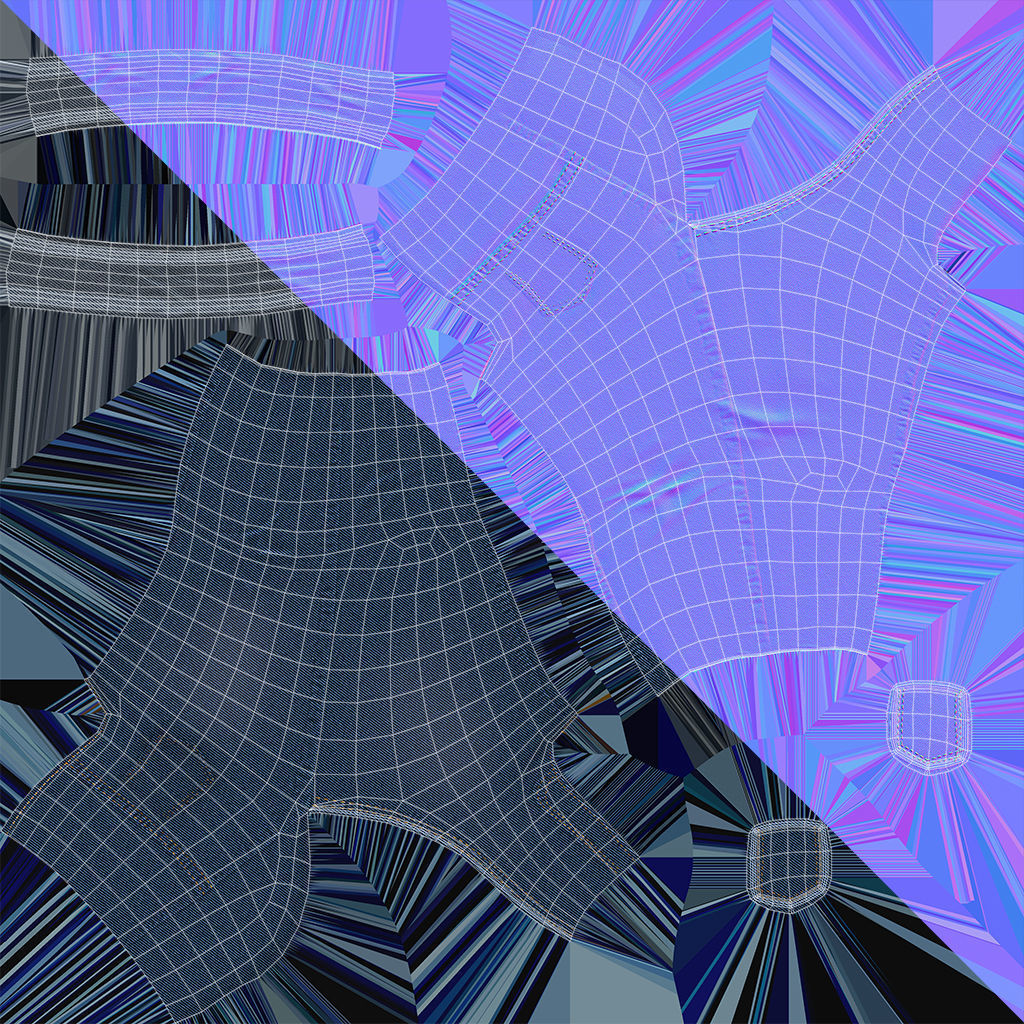 Cartoon Black Girl 3D model_42