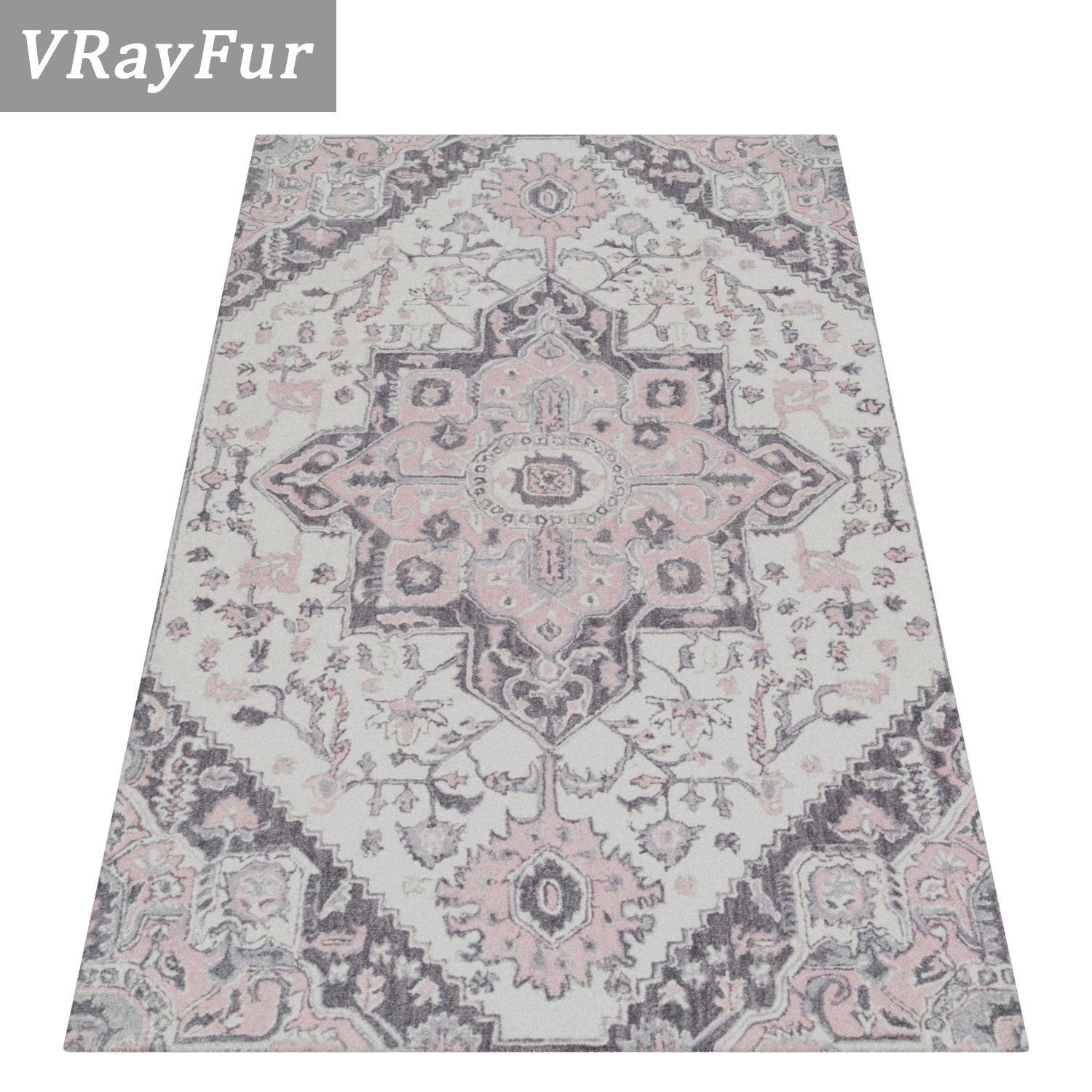 Rug Set 1501 3D model_2