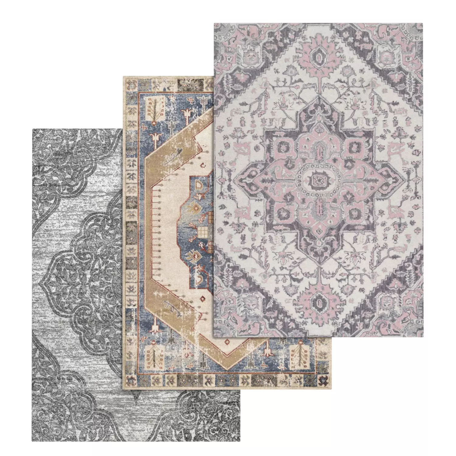 Rug Set 1501 3D model_0