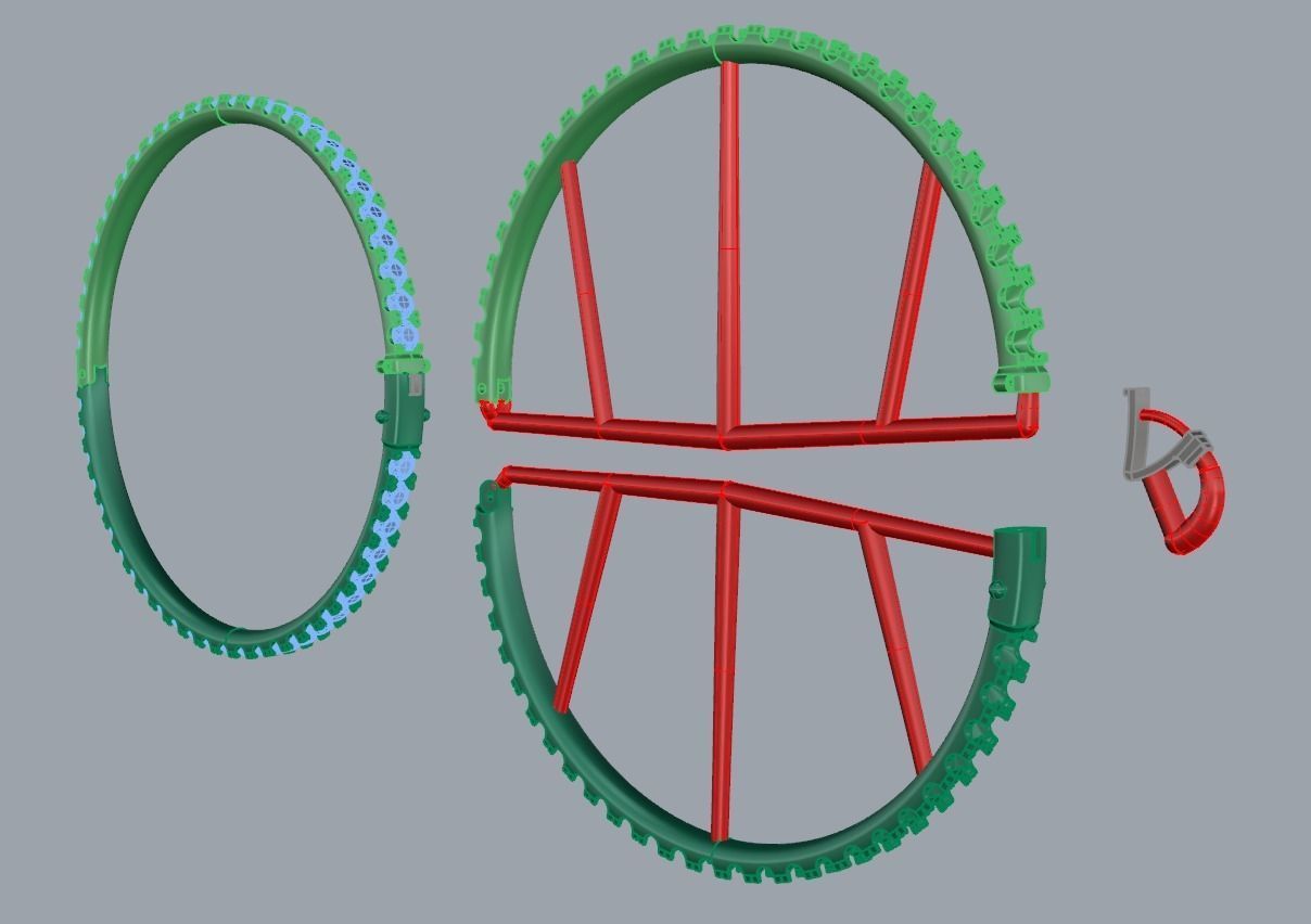 Infinity Diamond Bangle 3mm Stone Size 3D print model_8