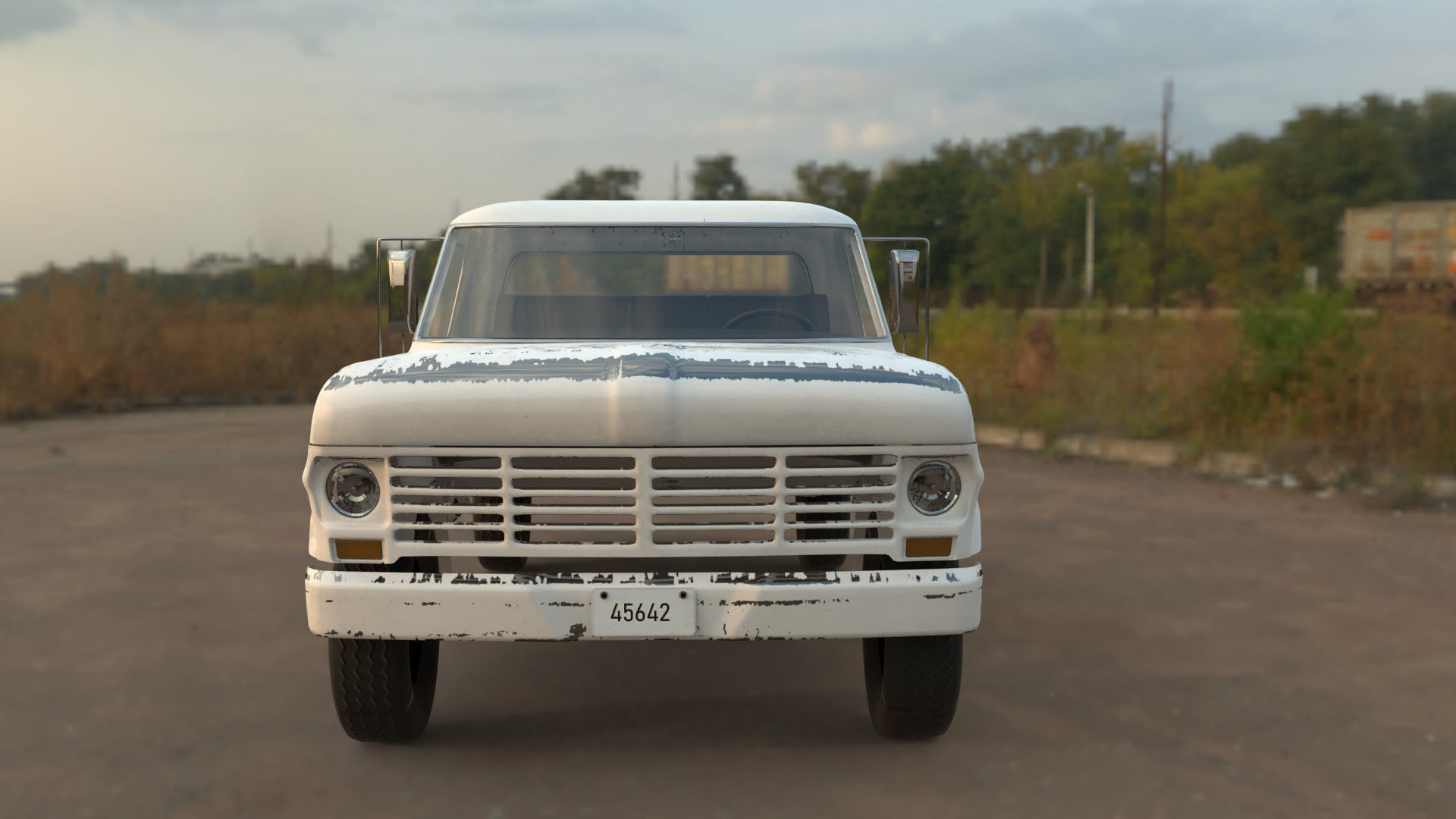 pick up truck 3D model_1
