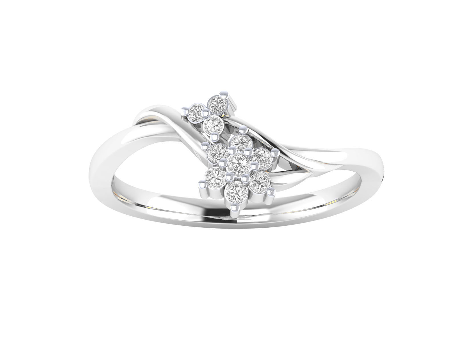 Women ring 3dm render 3D print model 3D print model_8