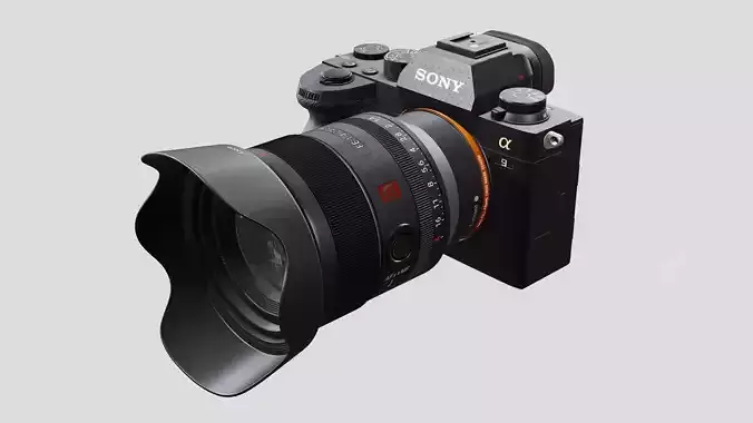 Sony A9 II with Lens 3D model