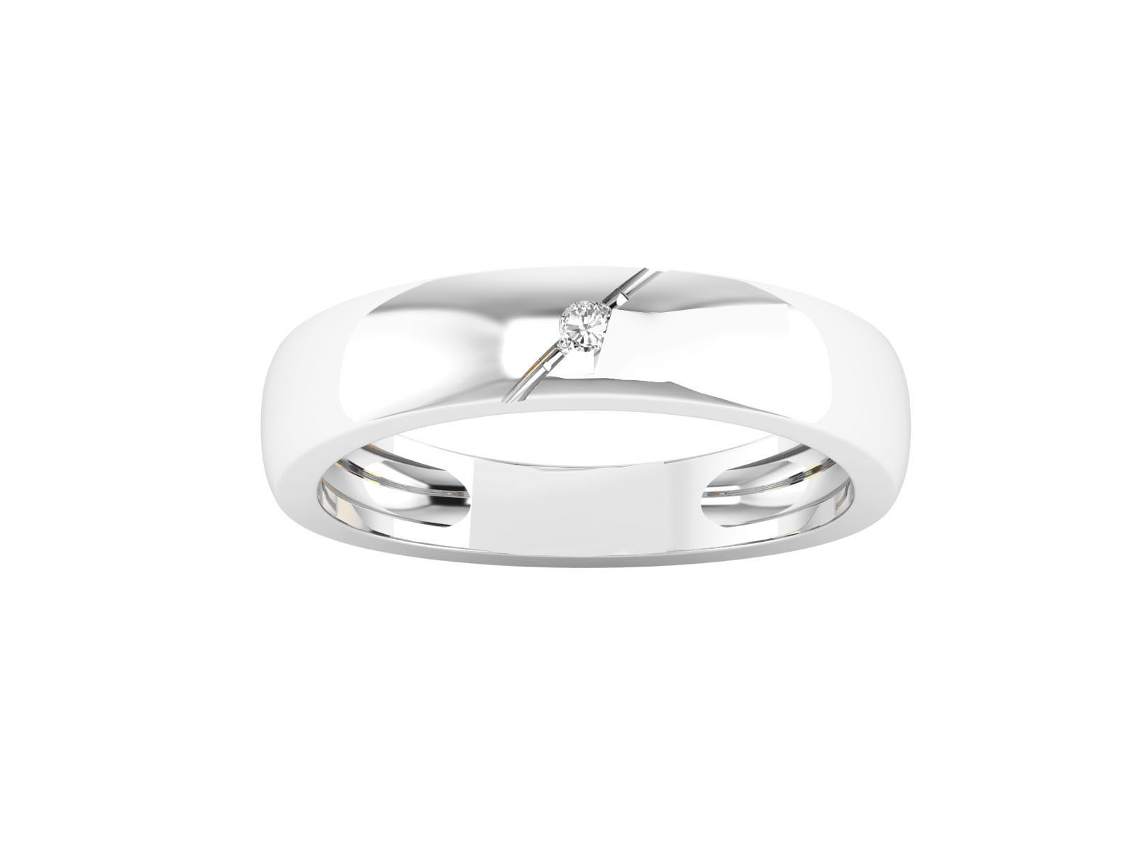 Women band ring 3dm render 3D print model 3D print model_8