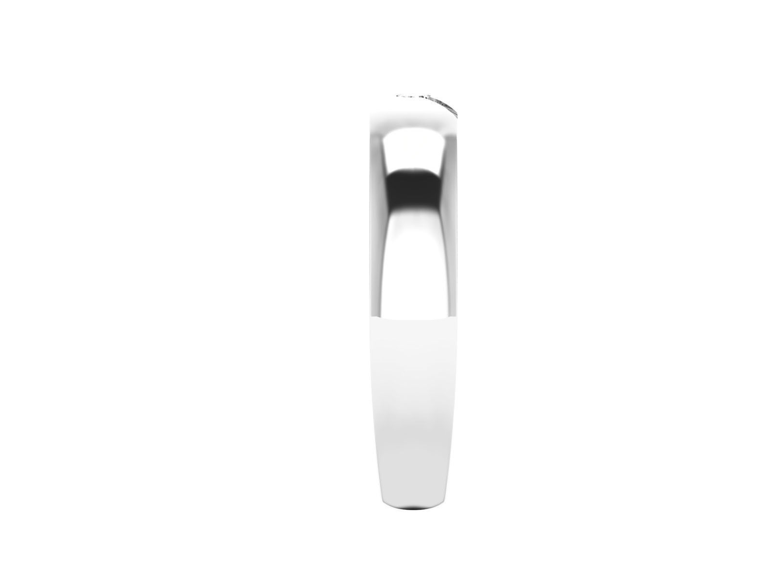 Women band ring 3dm render 3D print model 3D print model_6