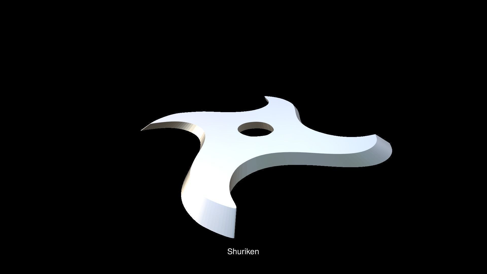 Set of 9 shurikens ready to print 3D Model Collection_4