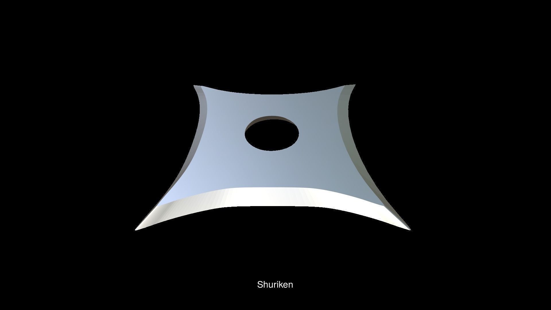 Set of 9 shurikens ready to print 3D Model Collection_10