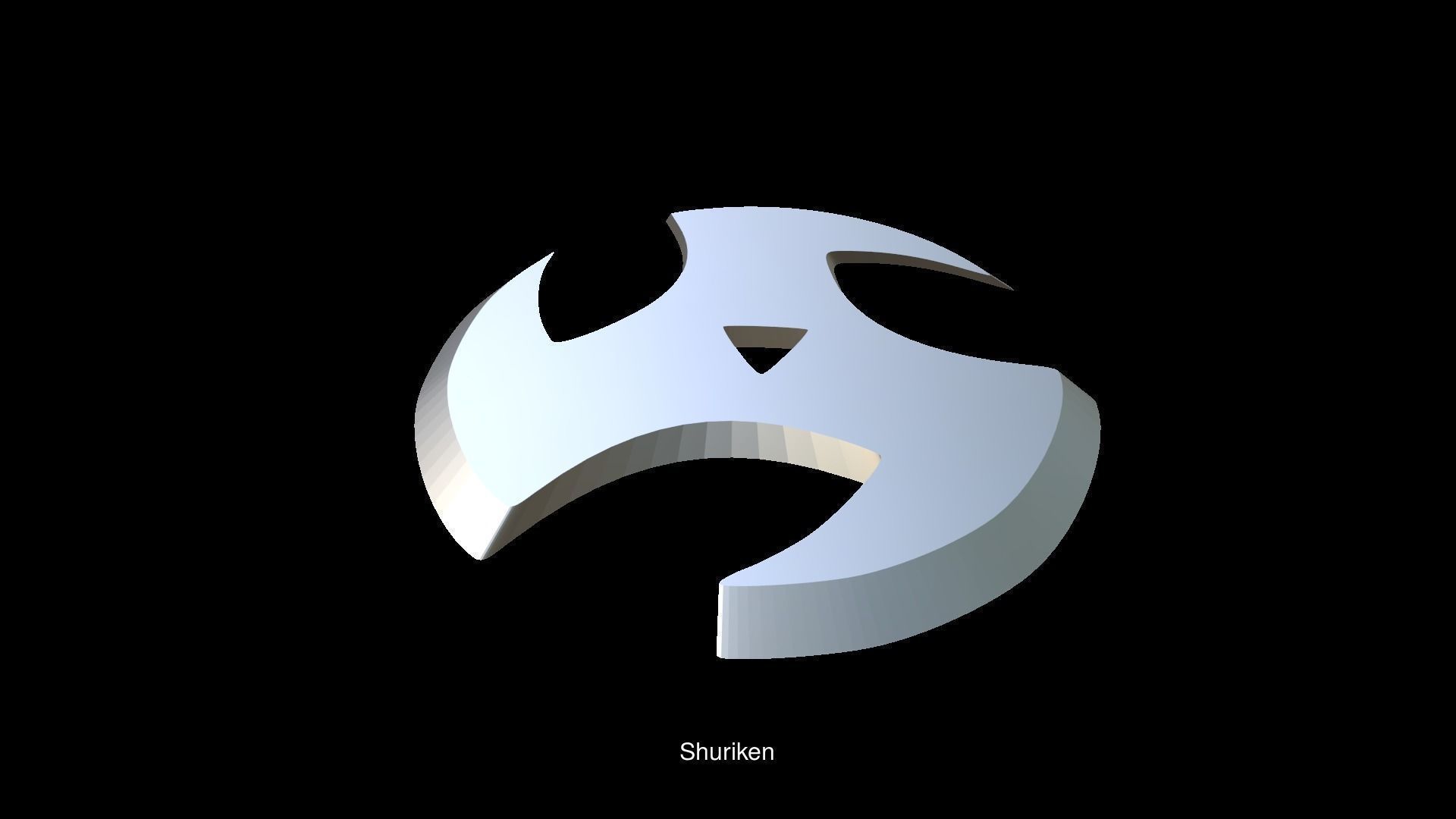 Set of 9 shurikens ready to print 3D Model Collection_5