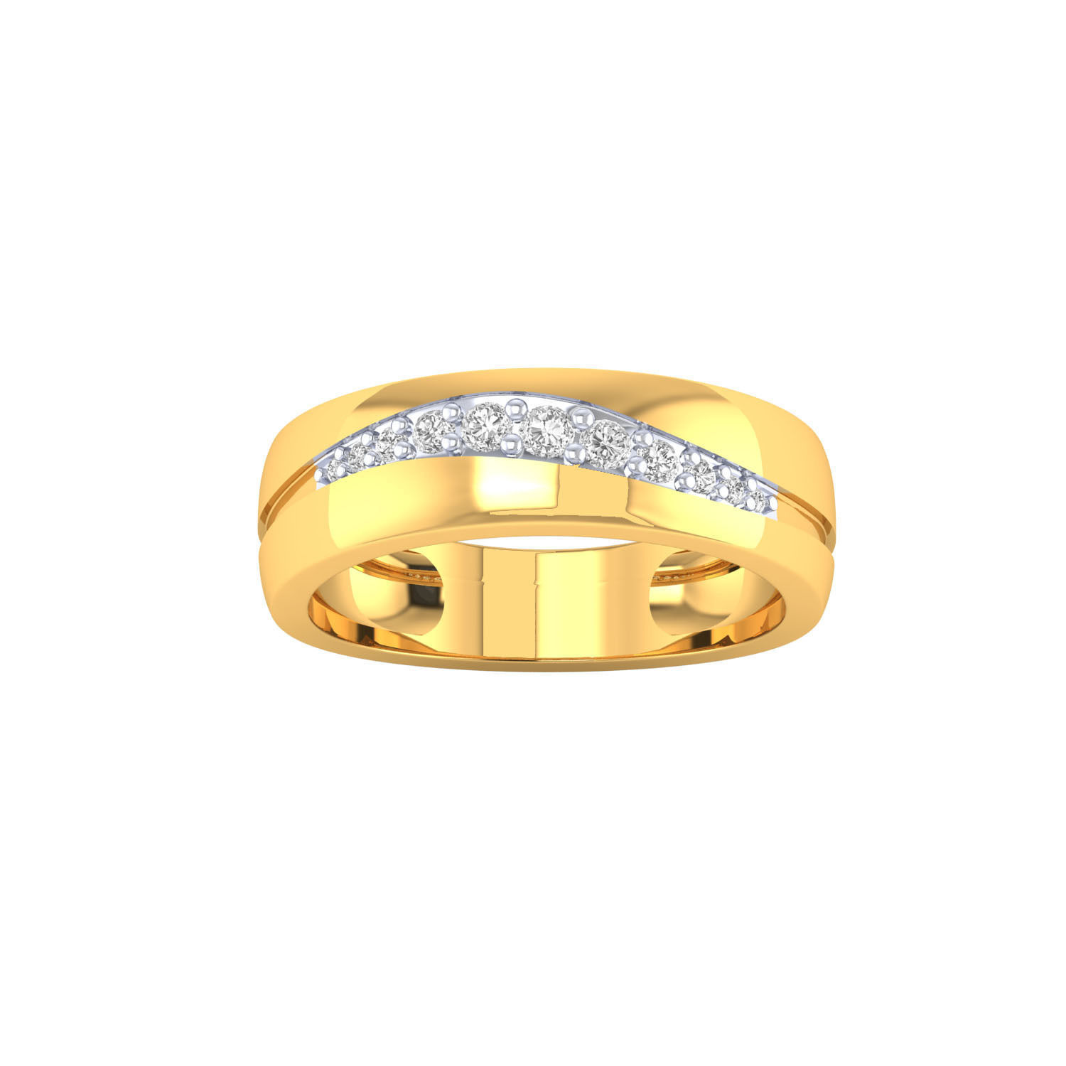 Women band ring 3dm render 3D print model 3D print model_9