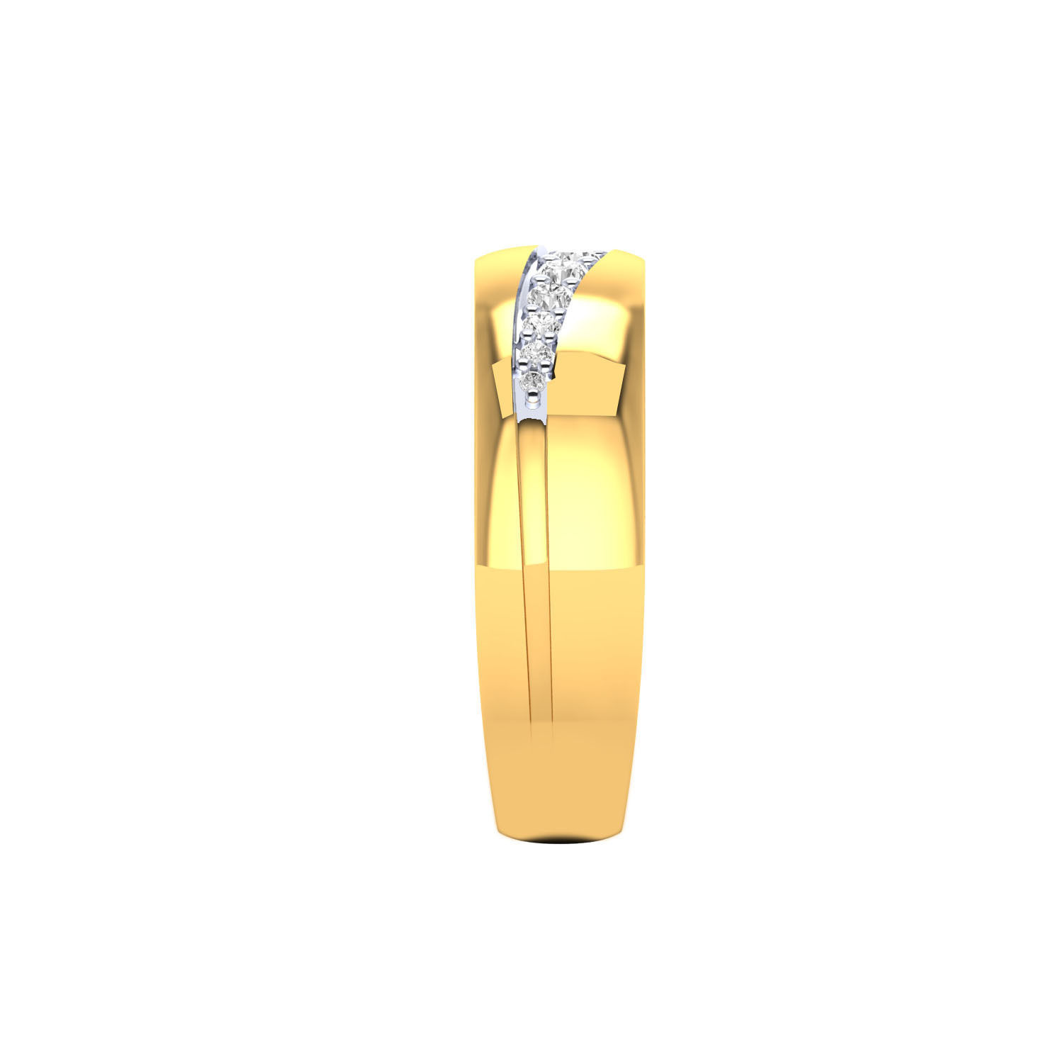 Women band ring 3dm render 3D print model 3D print model_8