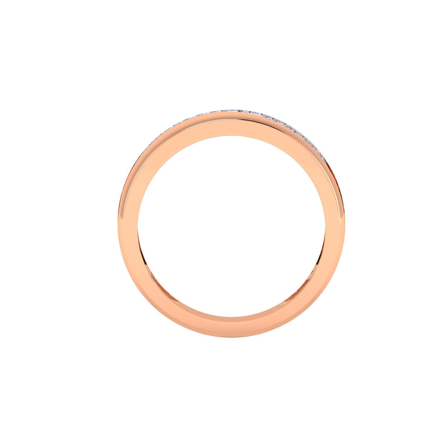 Women band ring 3dm render 3D print model 3D print model_10