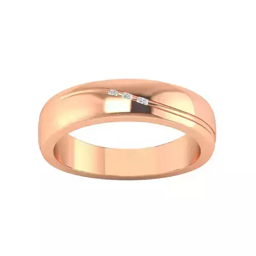 Women band ring 3dm render 3D print model 3D print model