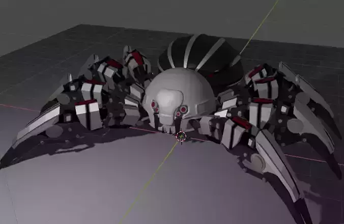 Robo-spider spider with parts