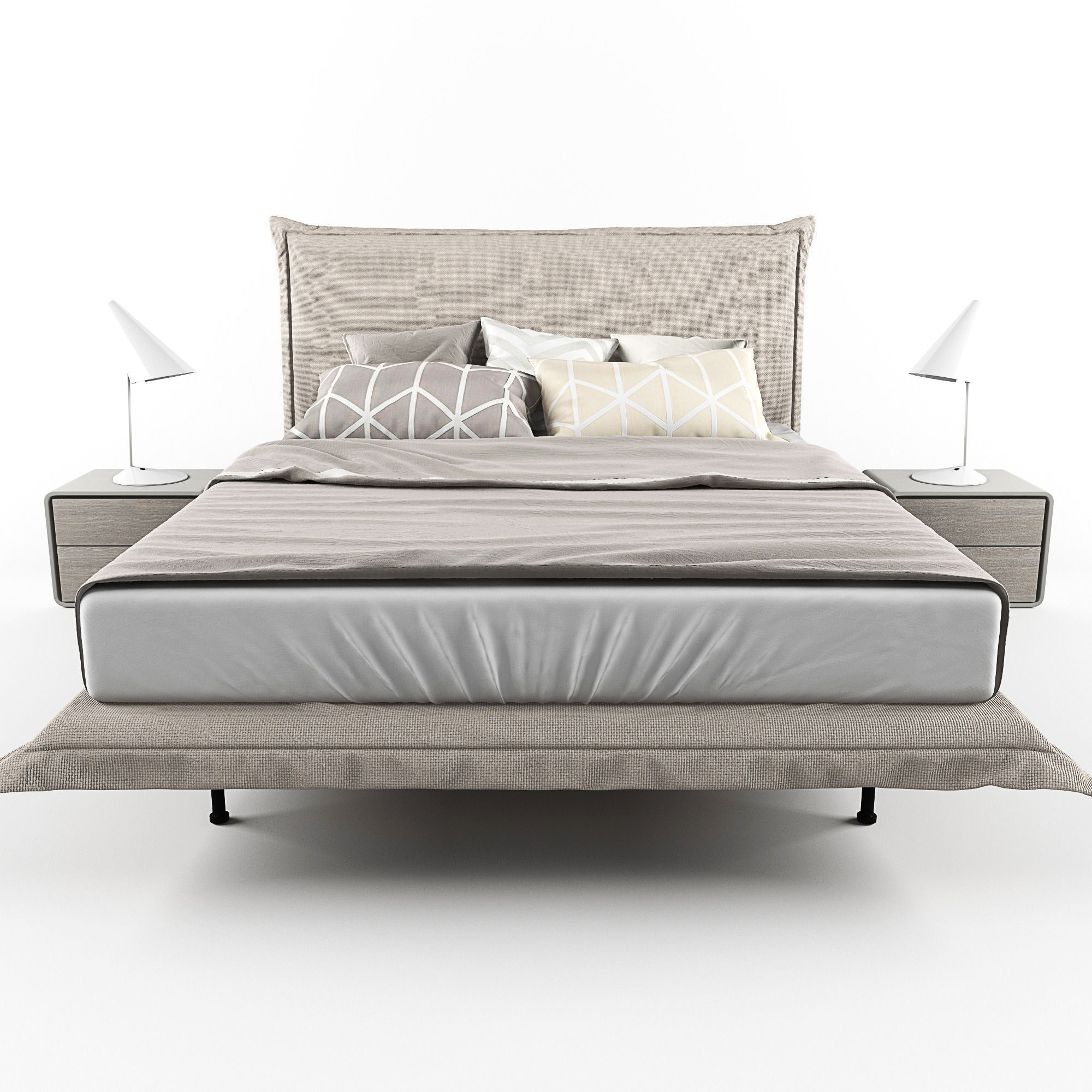 Aladino bed set 3D model_3