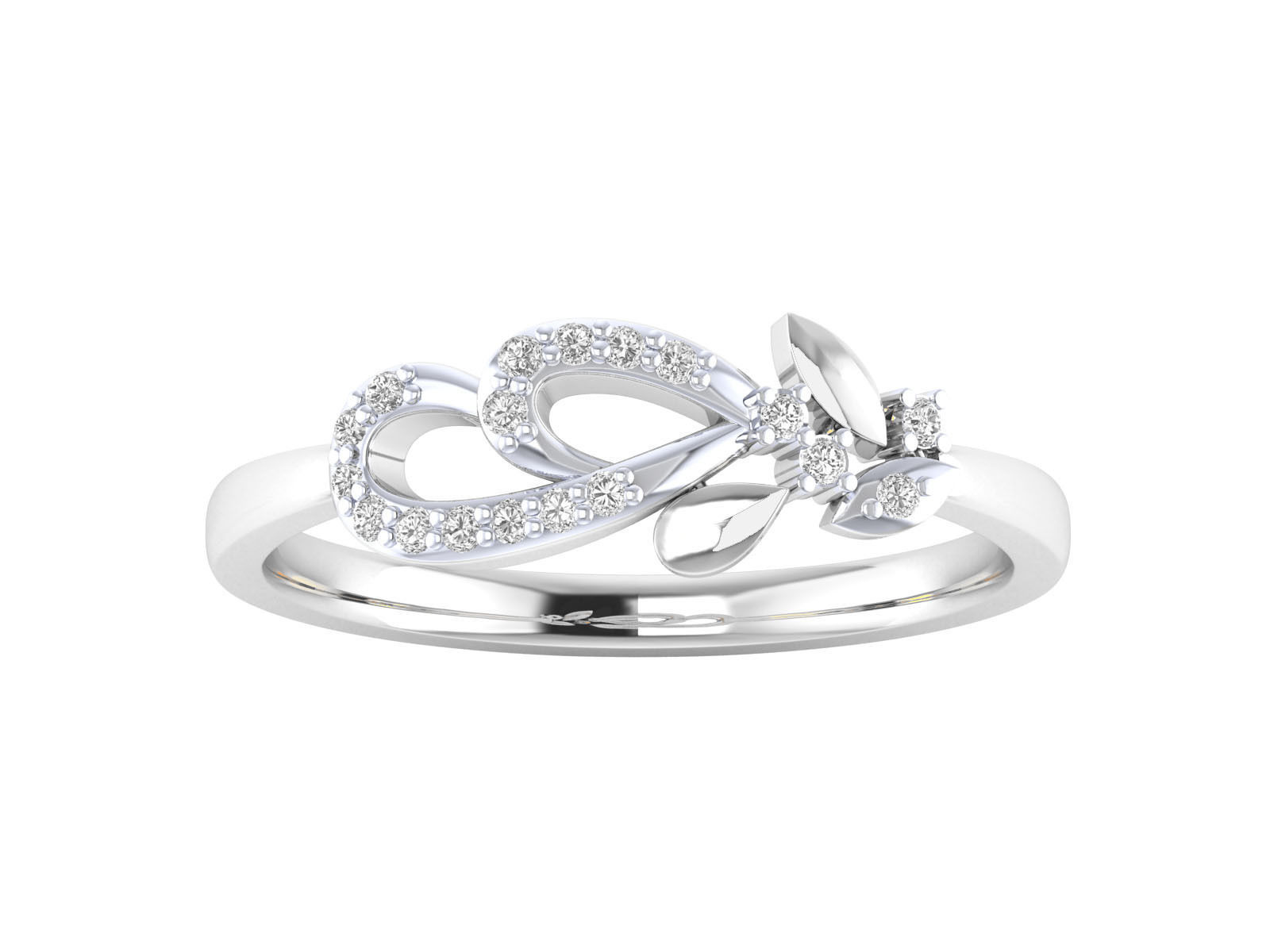 Women ring 3dm render 3D print model 3D print model_9