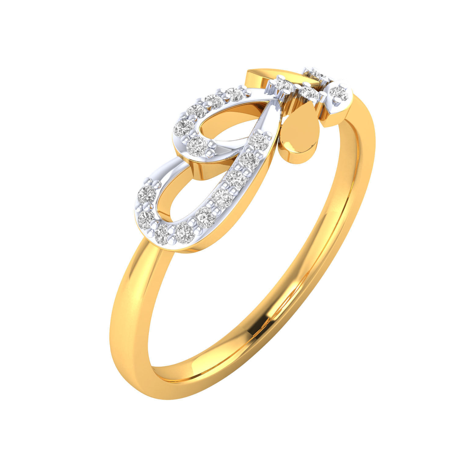 Women ring 3dm render 3D print model 3D print model_3