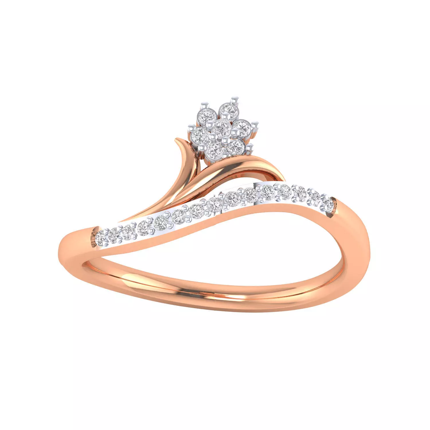 Women ring 3dm render 3D print model 3D print model_0