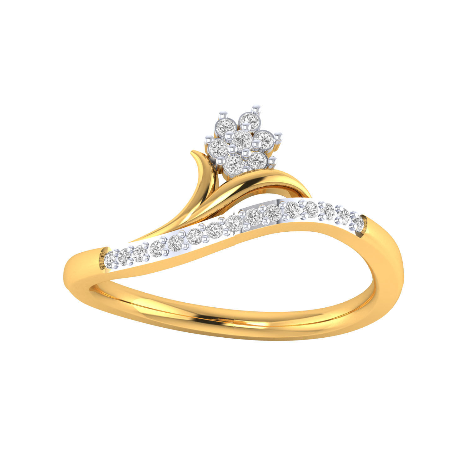 Women ring 3dm render 3D print model 3D print model_7