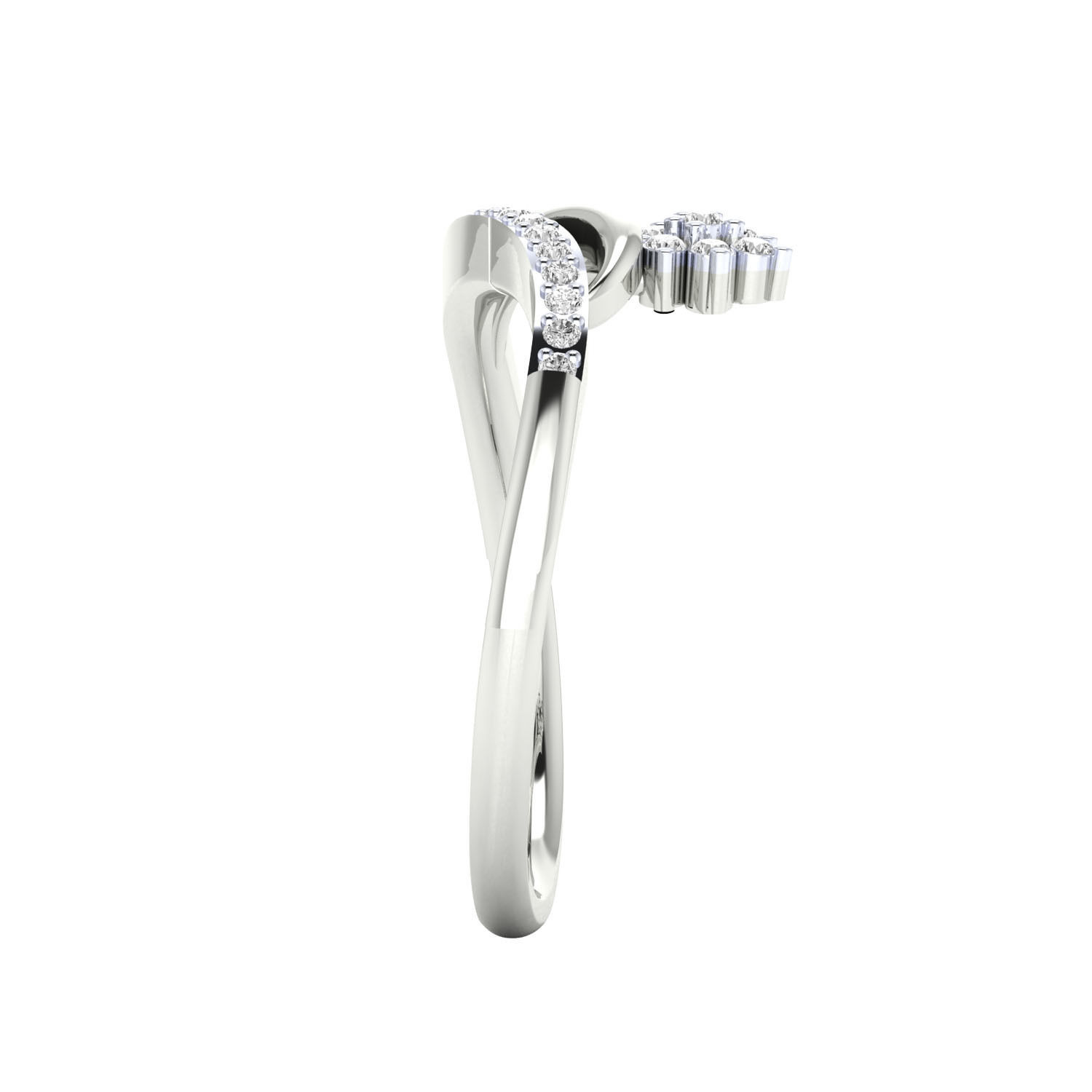 Women ring 3dm render 3D print model 3D print model_2