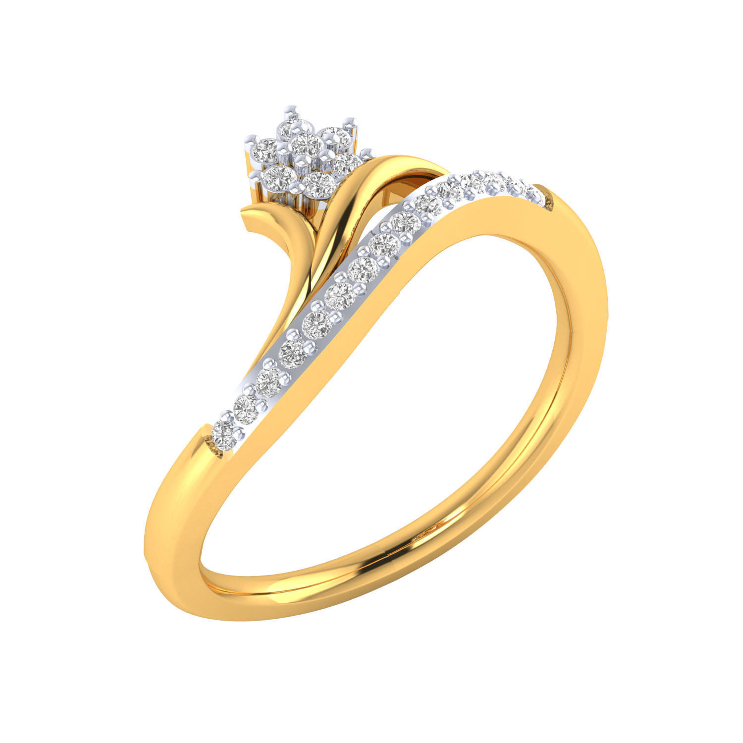 Women ring 3dm render 3D print model 3D print model_5