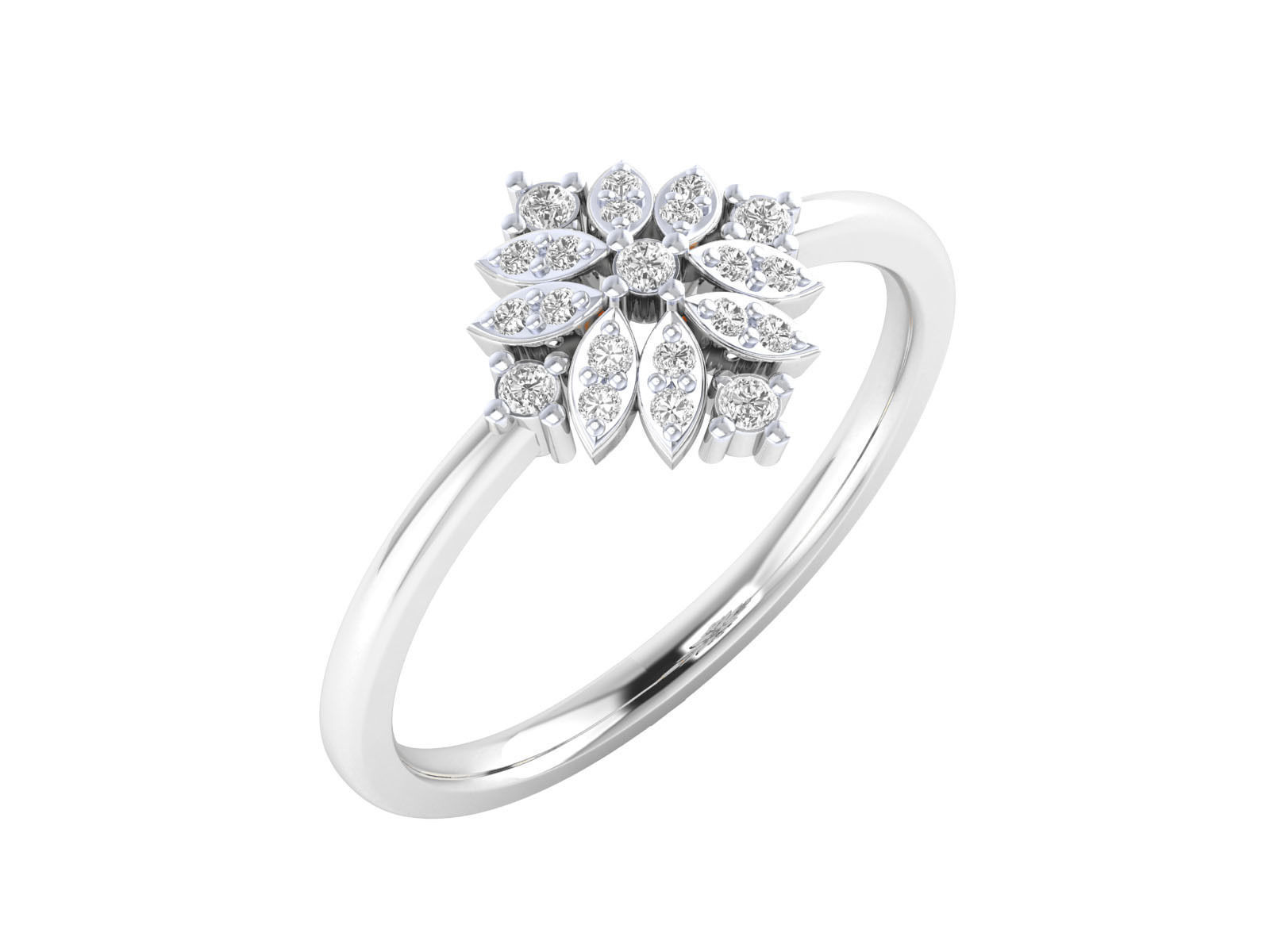 Women ring 3dm render 3D print model 3D print model_3