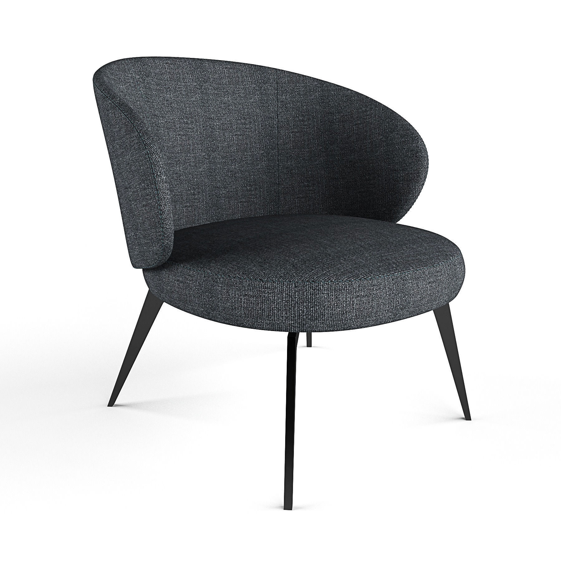 Bice armchair 3D model_2