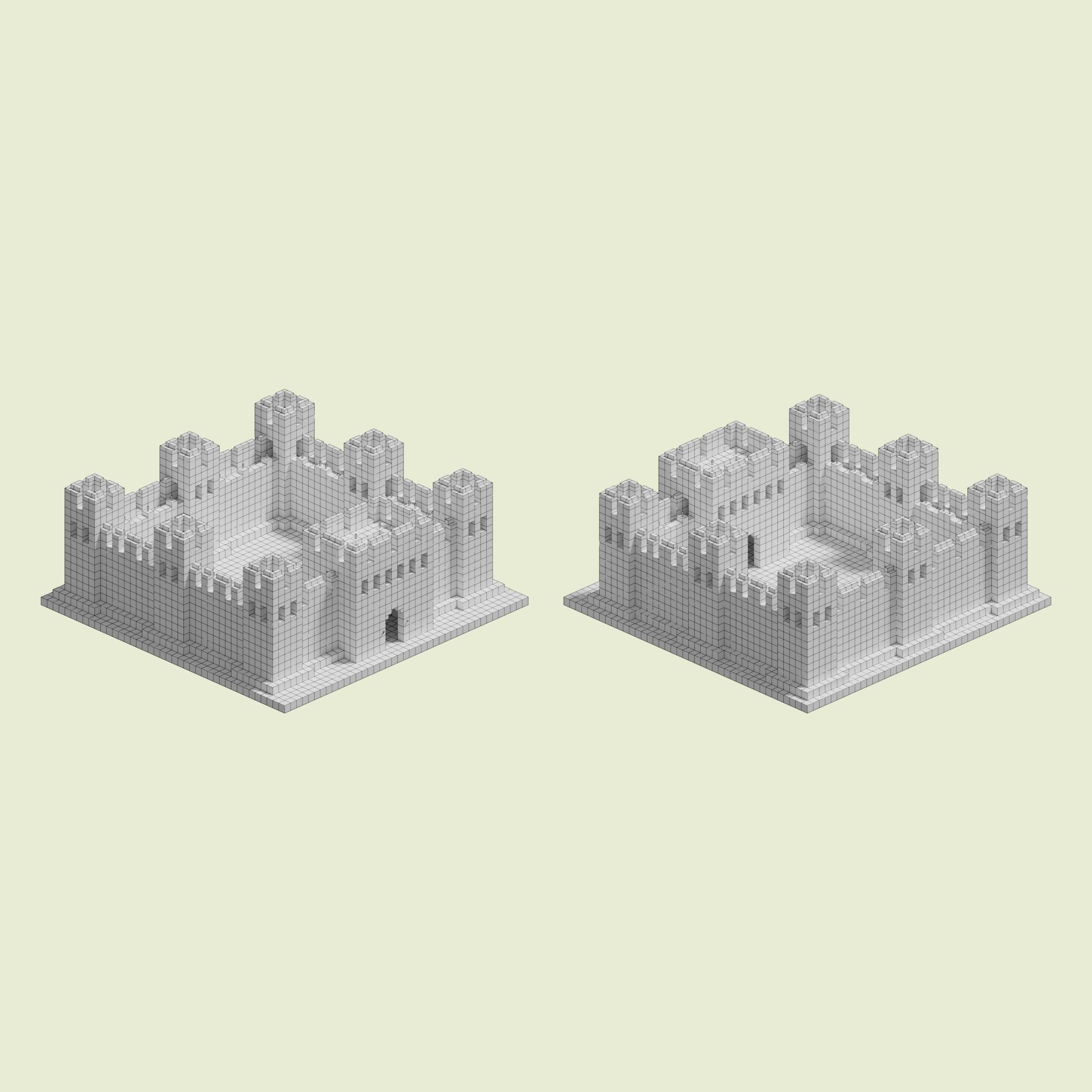 Dwarven Walls 3D model_8