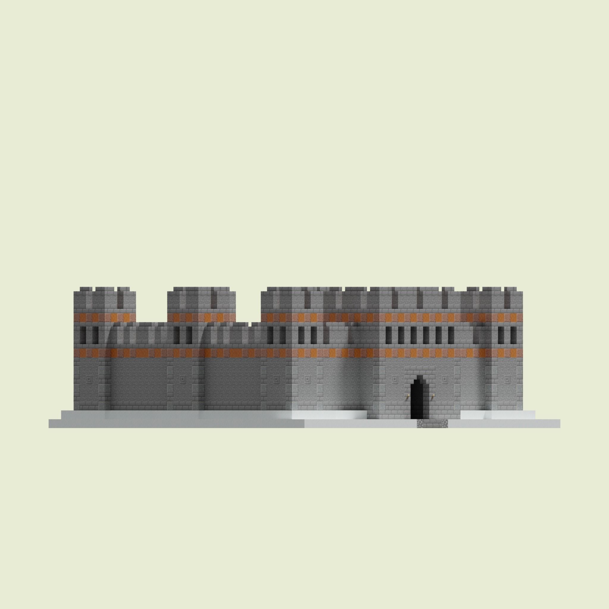 Dwarven Walls 3D model_4