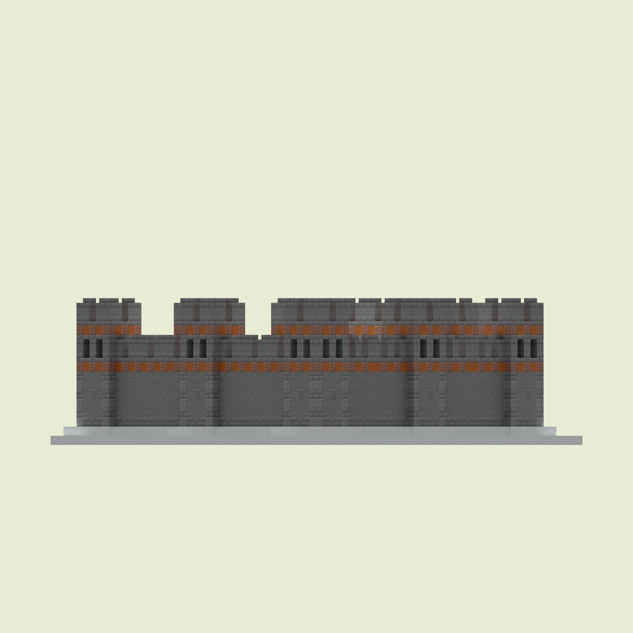 Dwarven Walls 3D model_6