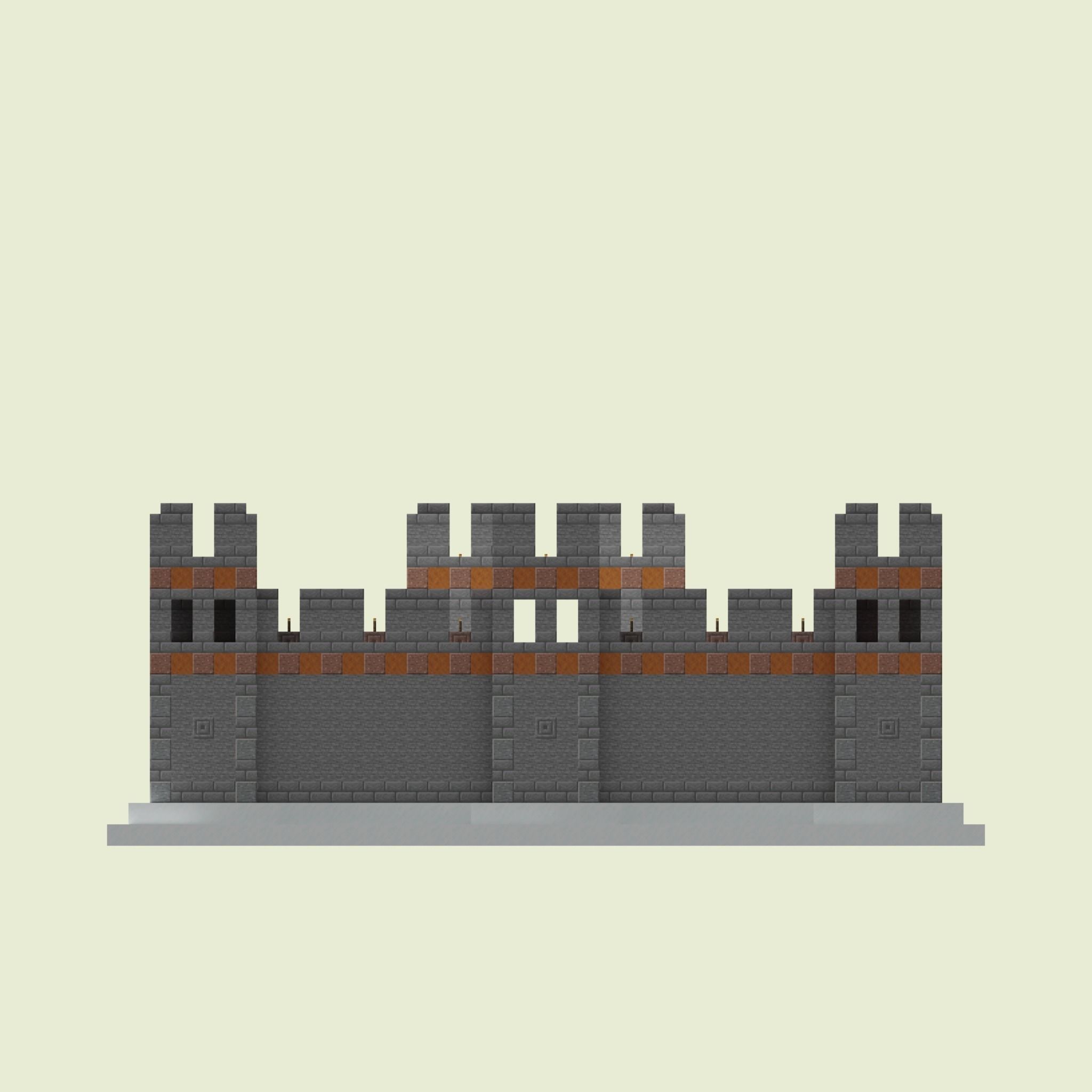 Dwarven Walls 3D model_7