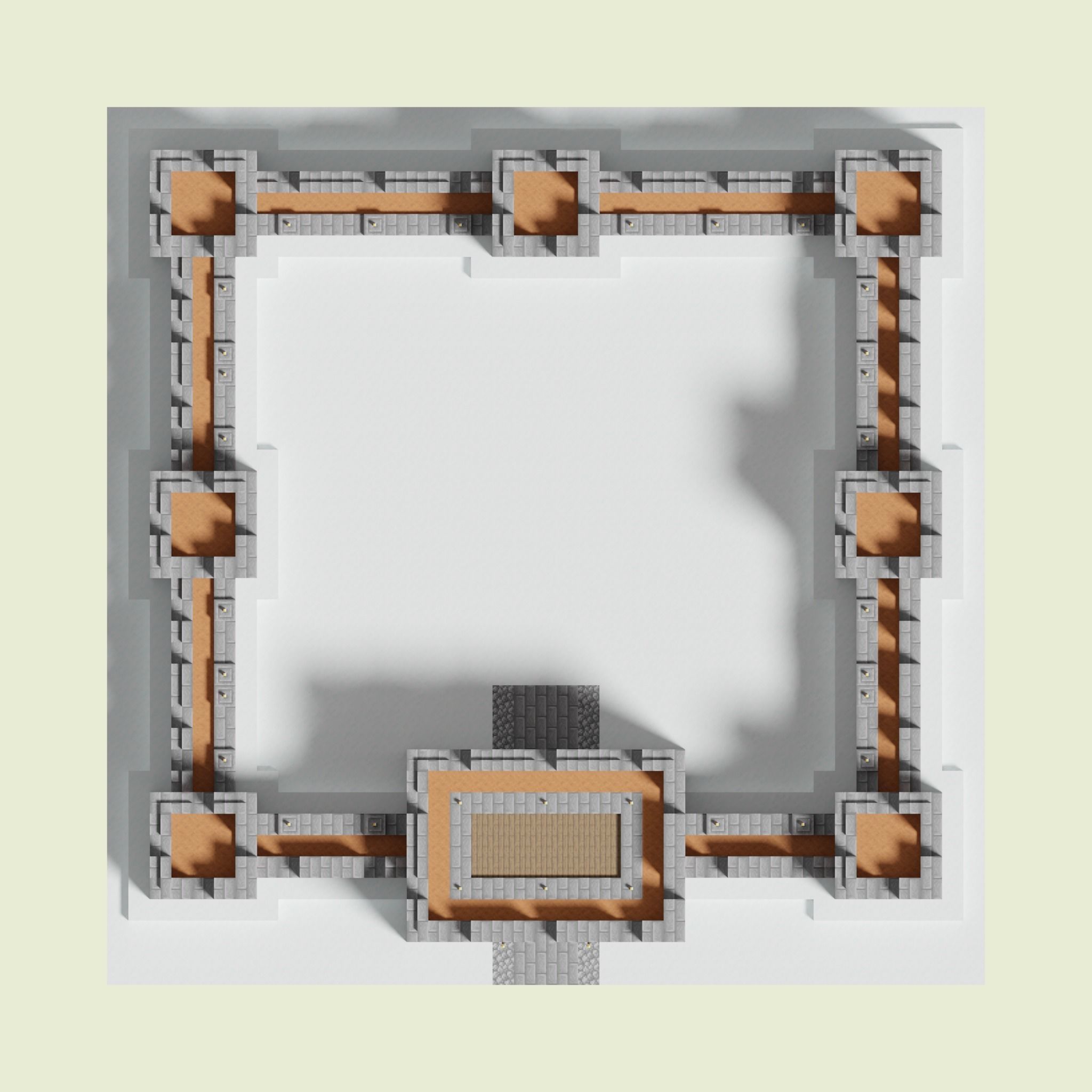 Dwarven Walls 3D model_2