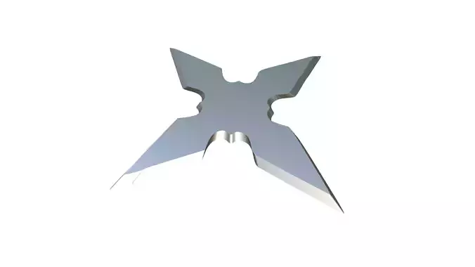 Shuriken x-shape Free 3D print model