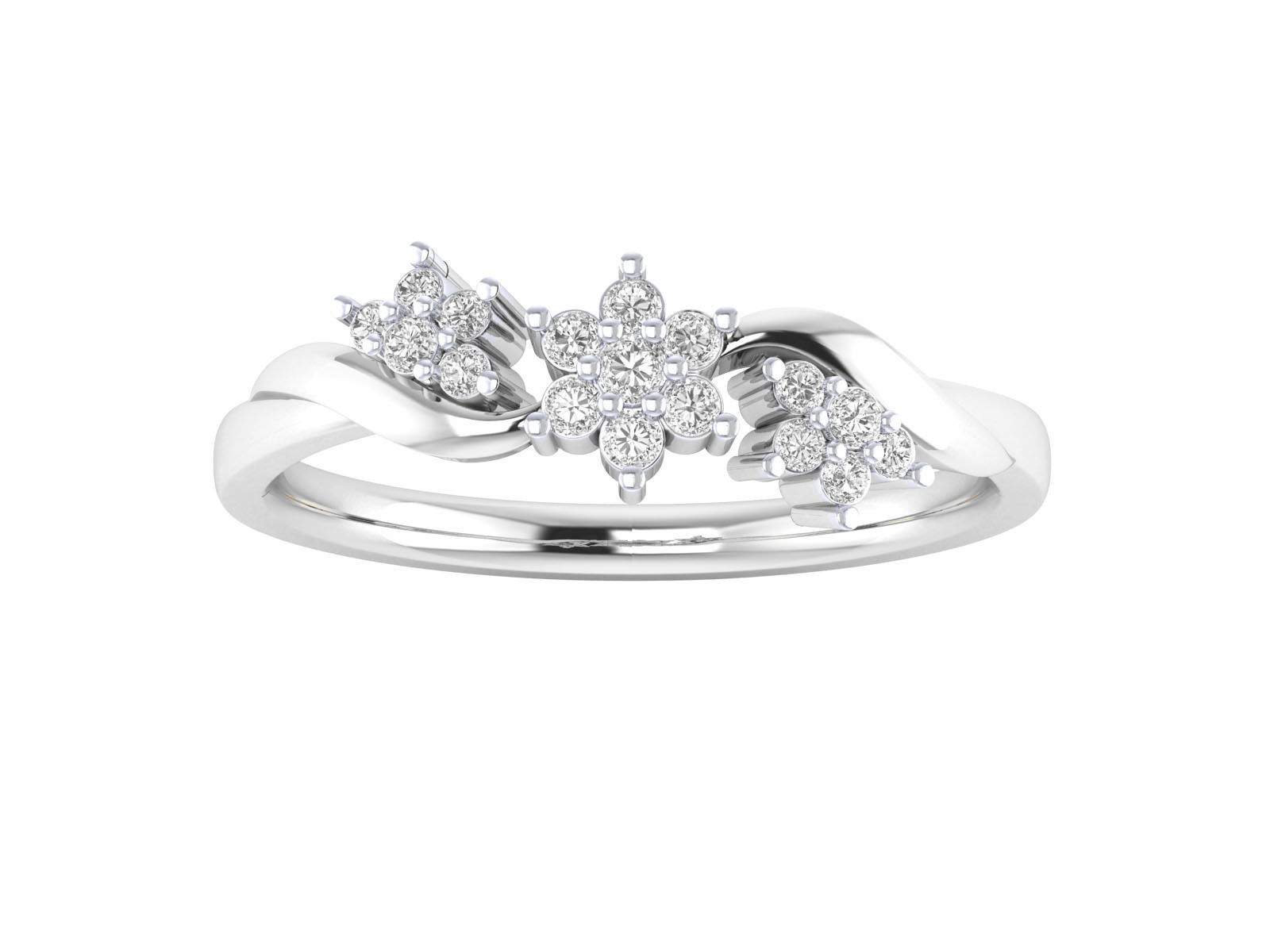 Women ring 3dm render 3D print model 3D print model_4