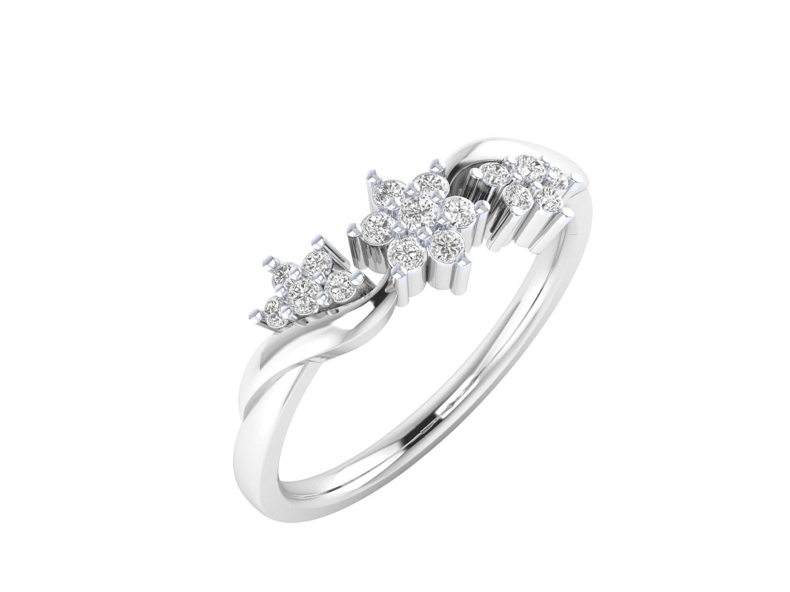 Women ring 3dm render 3D print model 3D print model_2