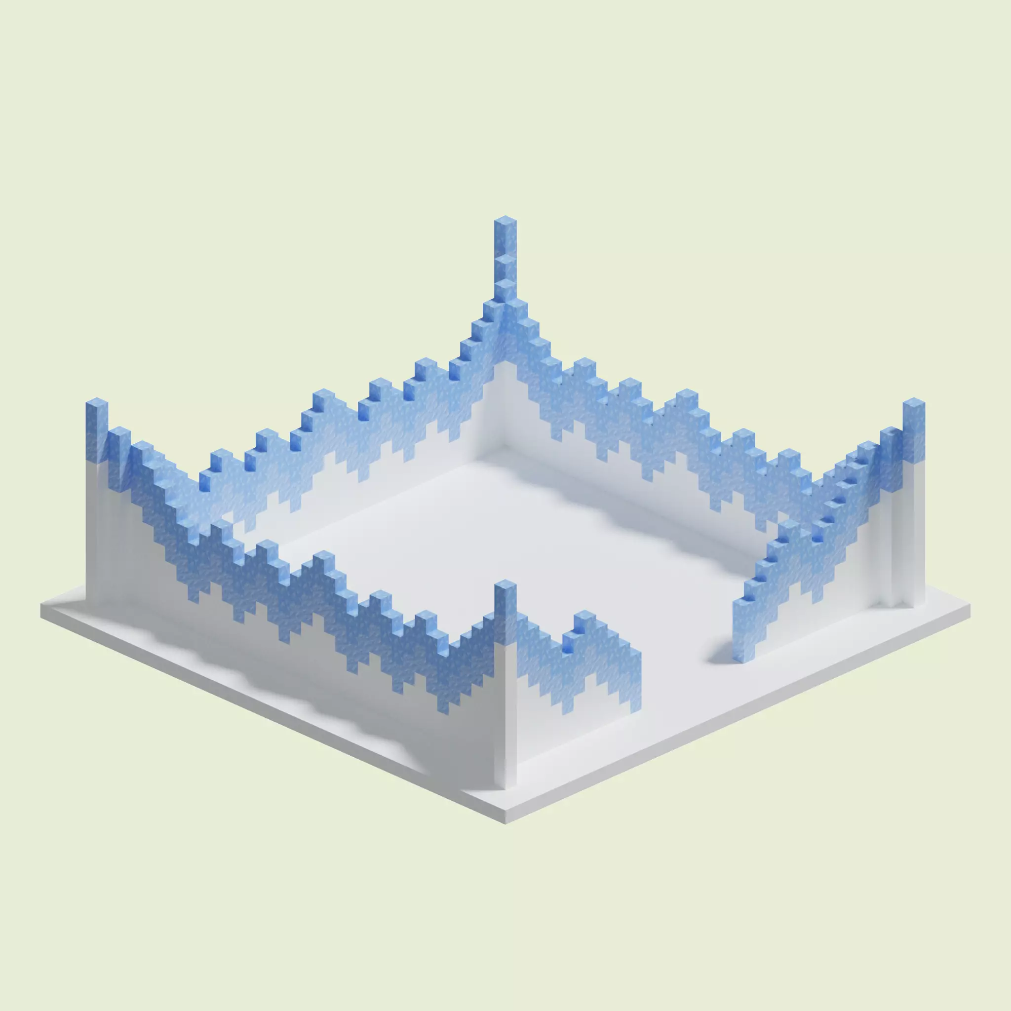 Glacial Walls 3D model_0