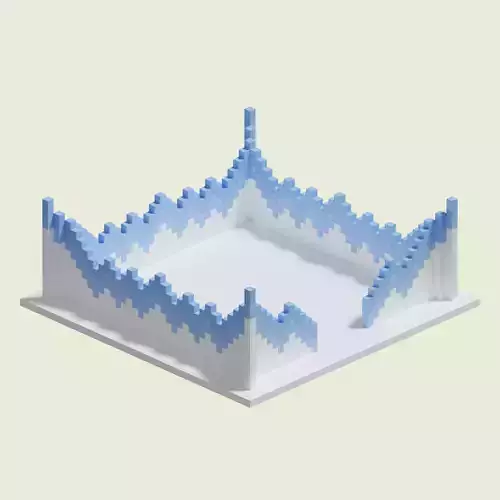 Glacial Walls 3D model