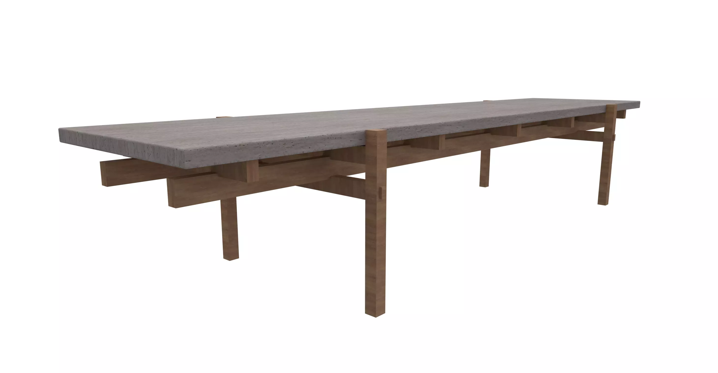 Kinuta N-CT01 Coffee Table Low-poly 3D model