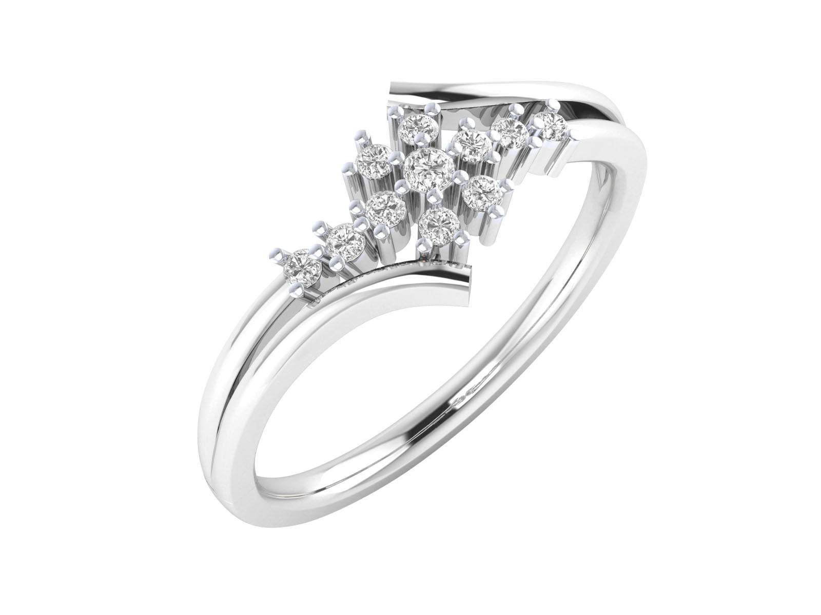 Women ring 3dm render 3D print model 3D print model_9